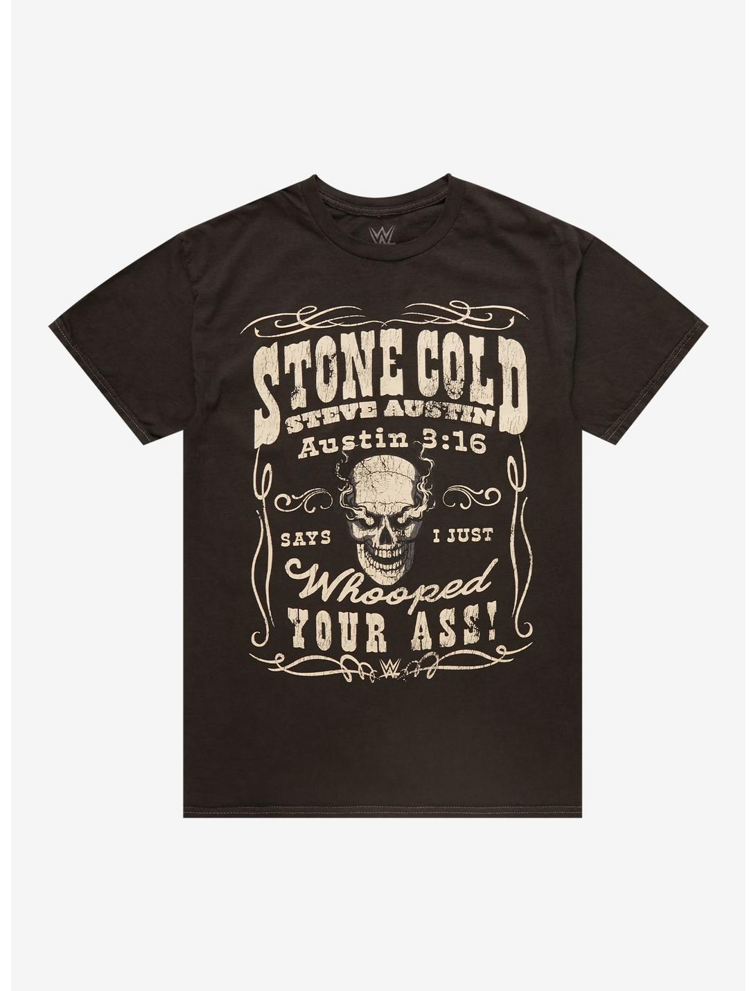 WWE Stone Cold Steve Austin Whoop Label T-Shirt