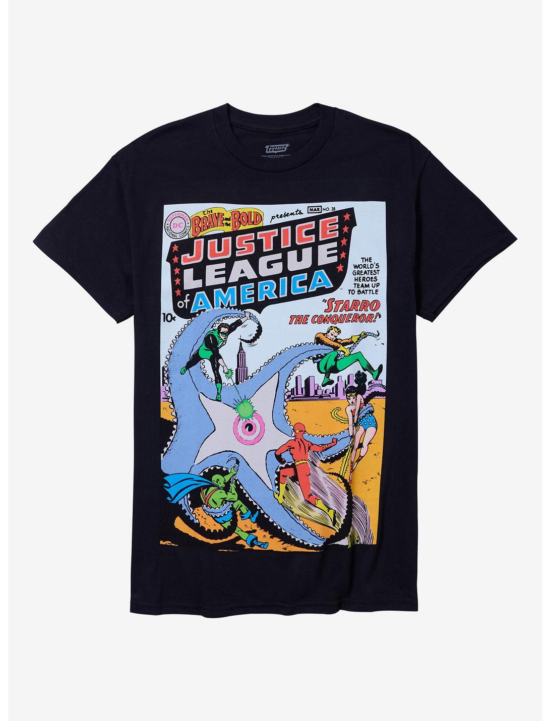 DC Comics Justice League Starro Battle T-Shirt