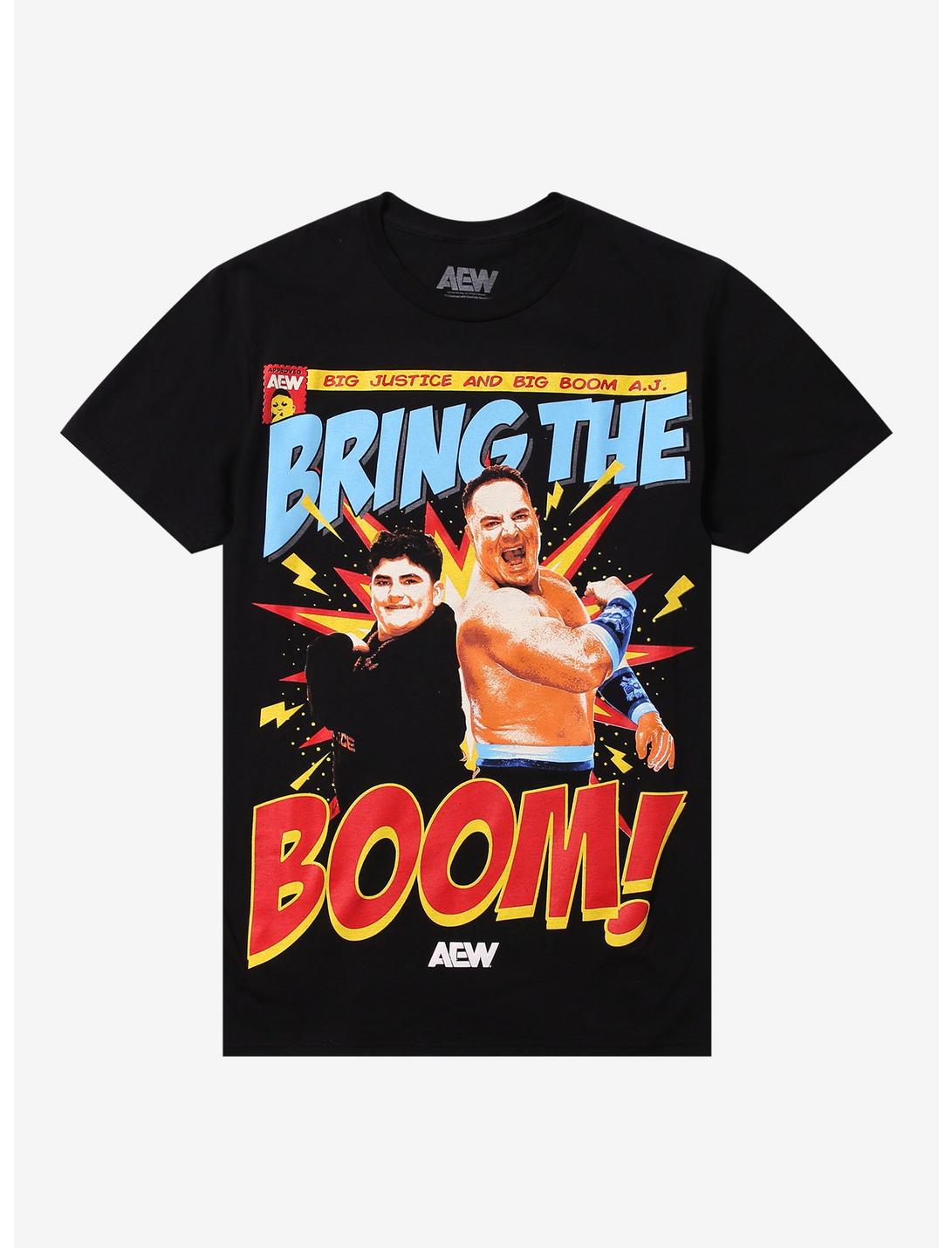 T-shirt All Elite Wrestling Bring The Boom