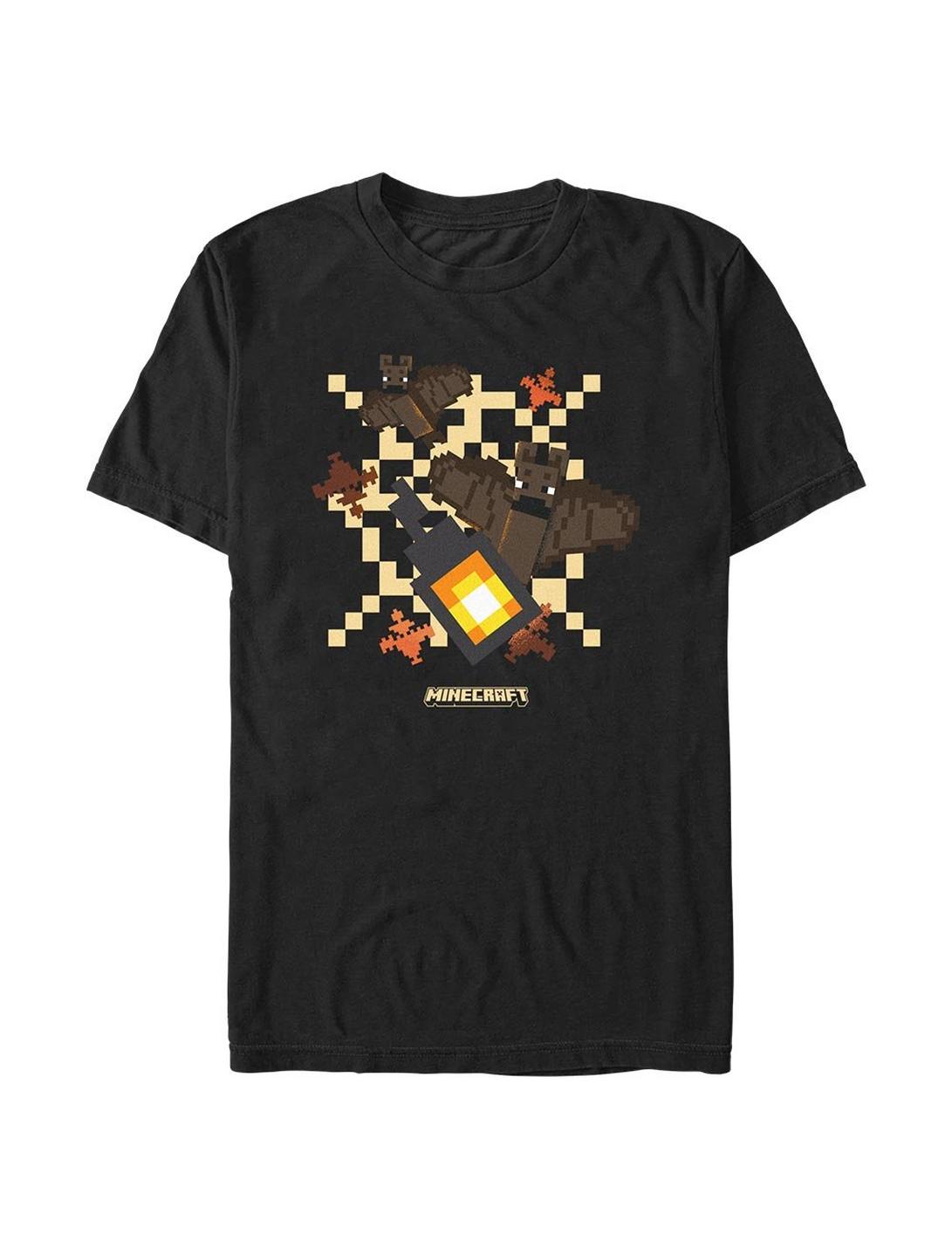 Minecraft Bats And Light Big & Tall T-Shirt