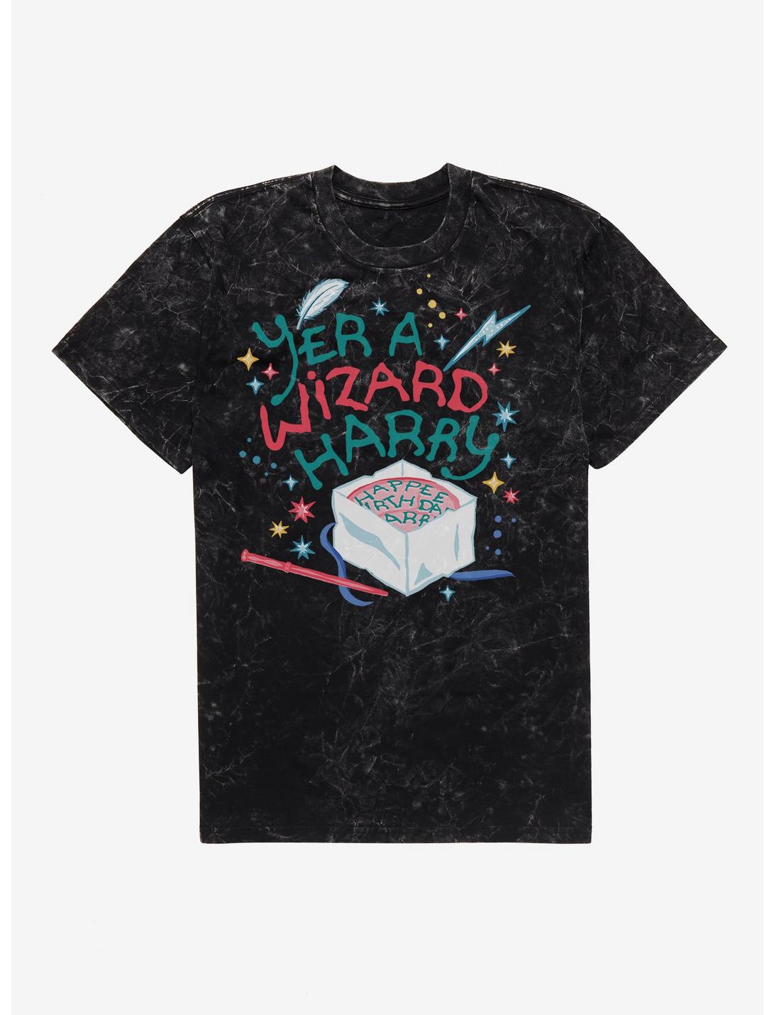 Harry Potter Yer A Wizard Cake Mineral Wash T-Shirt