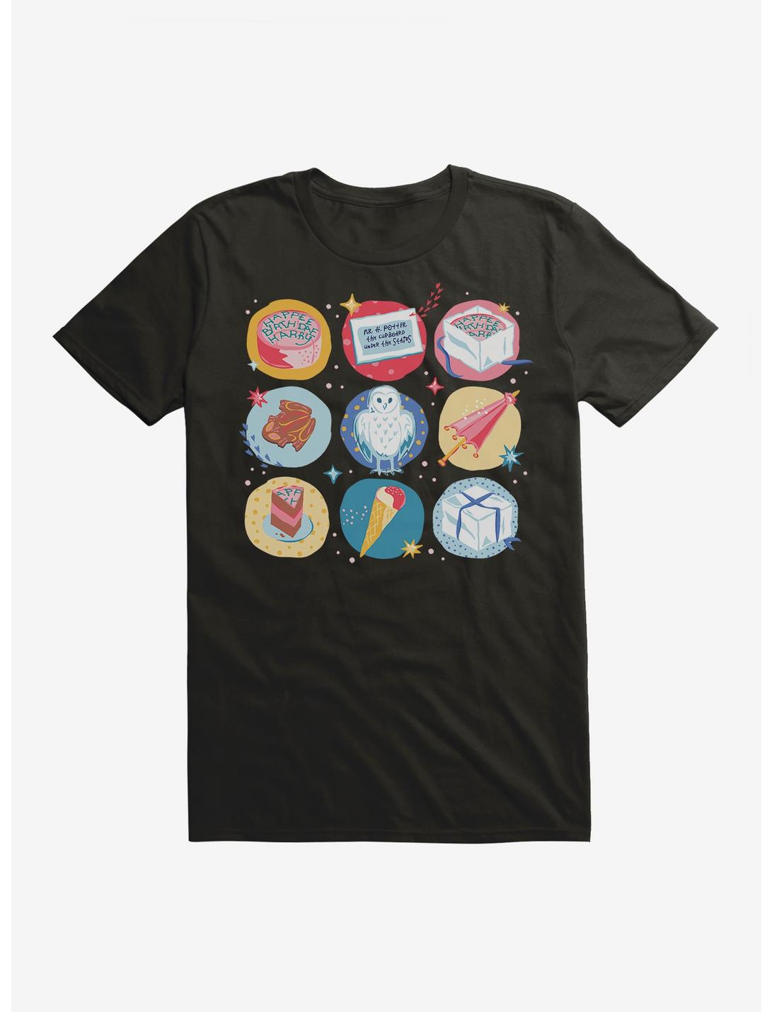 Harry Potter Birthday Icons T-Shirt