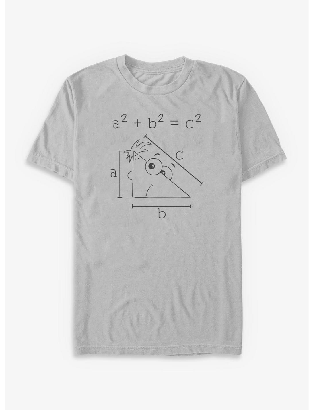 Disney Phineas and Ferb Head Math T-Shirt