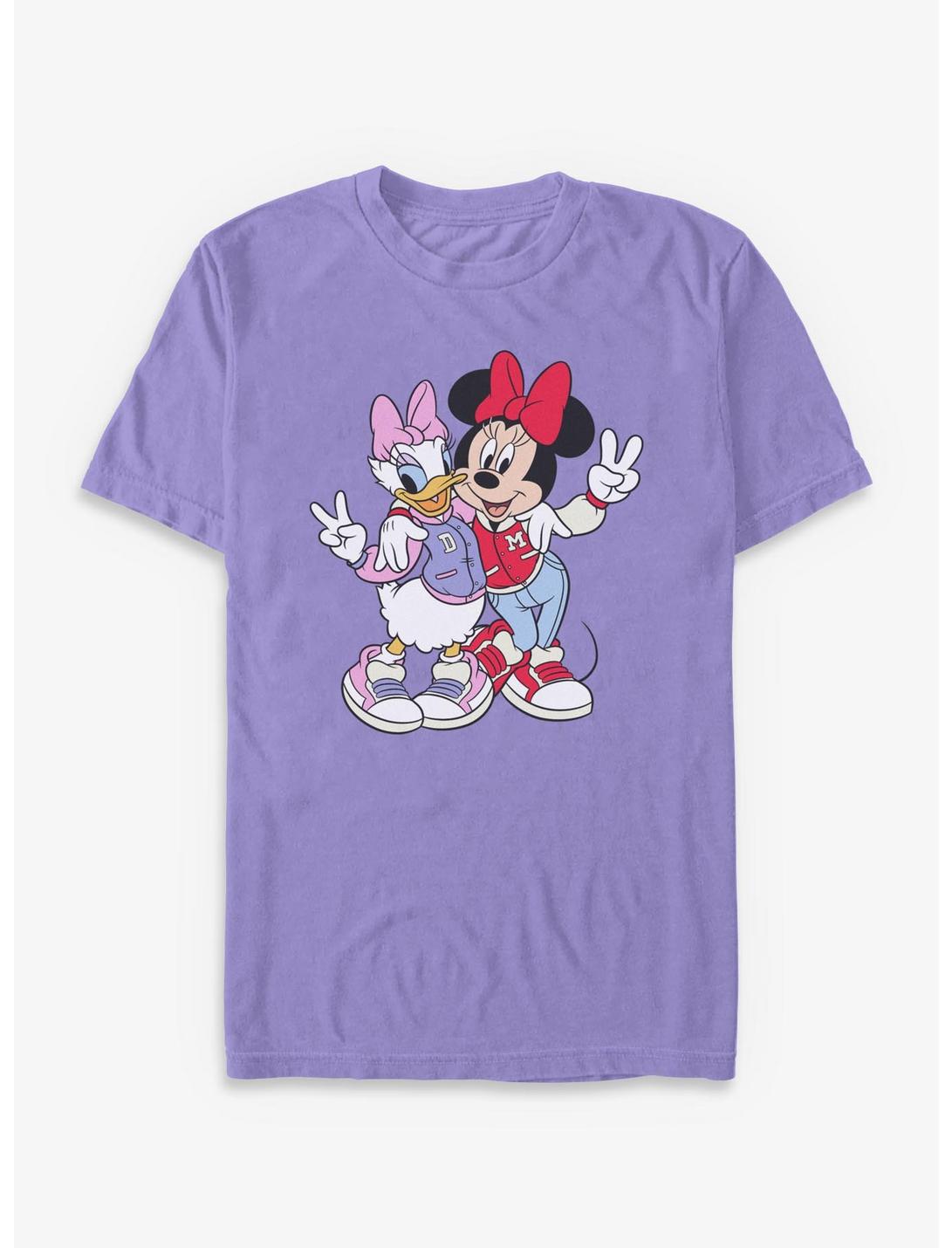 Disney Minnie Mouse And Daisy Peace Pose Garment Dye T-Shirt
