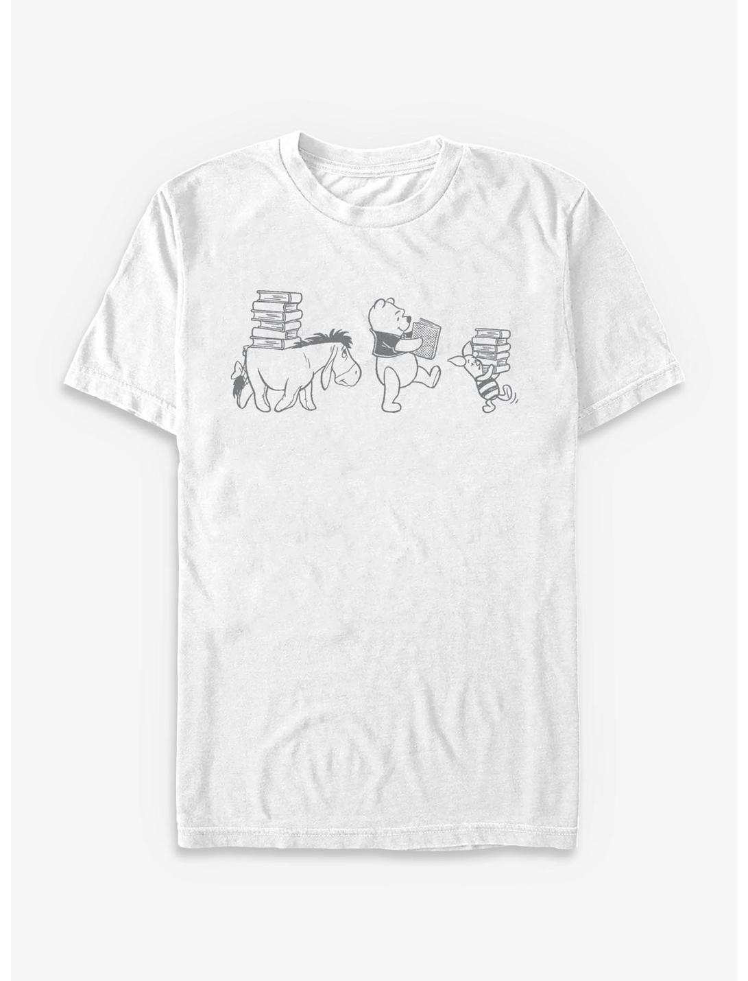 Disney Winnie The Pooh Carrying Books T-Shirt