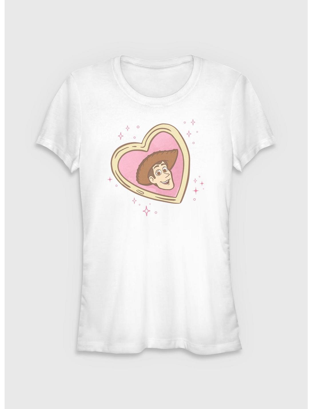 Disney Pixar Toy Story Woody Heart Locket Girls T-Shirt