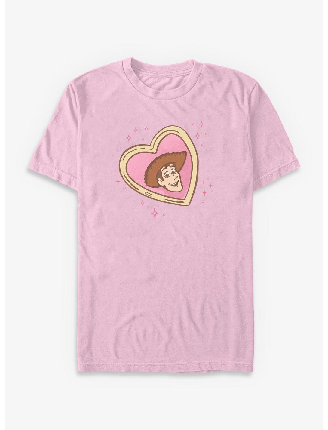 T-shirt Disney Pixar Toy Story Woody Cœur Médaillon Teinture Vêtement