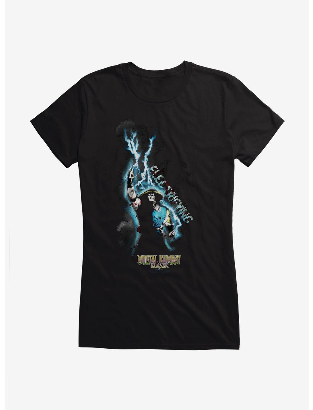 Mortal Kombat Klassic Raiden Electrifying Girls T-Shirt