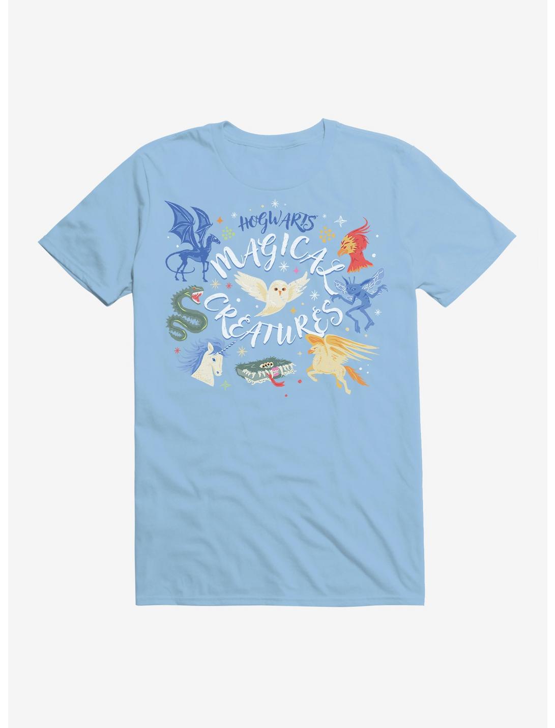 Harry Potter Hogwarts Magic Creatures Icons T-Shirt
