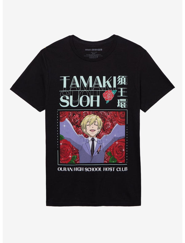 Ouran High School Host Club Tamaki Roses T-Shirt