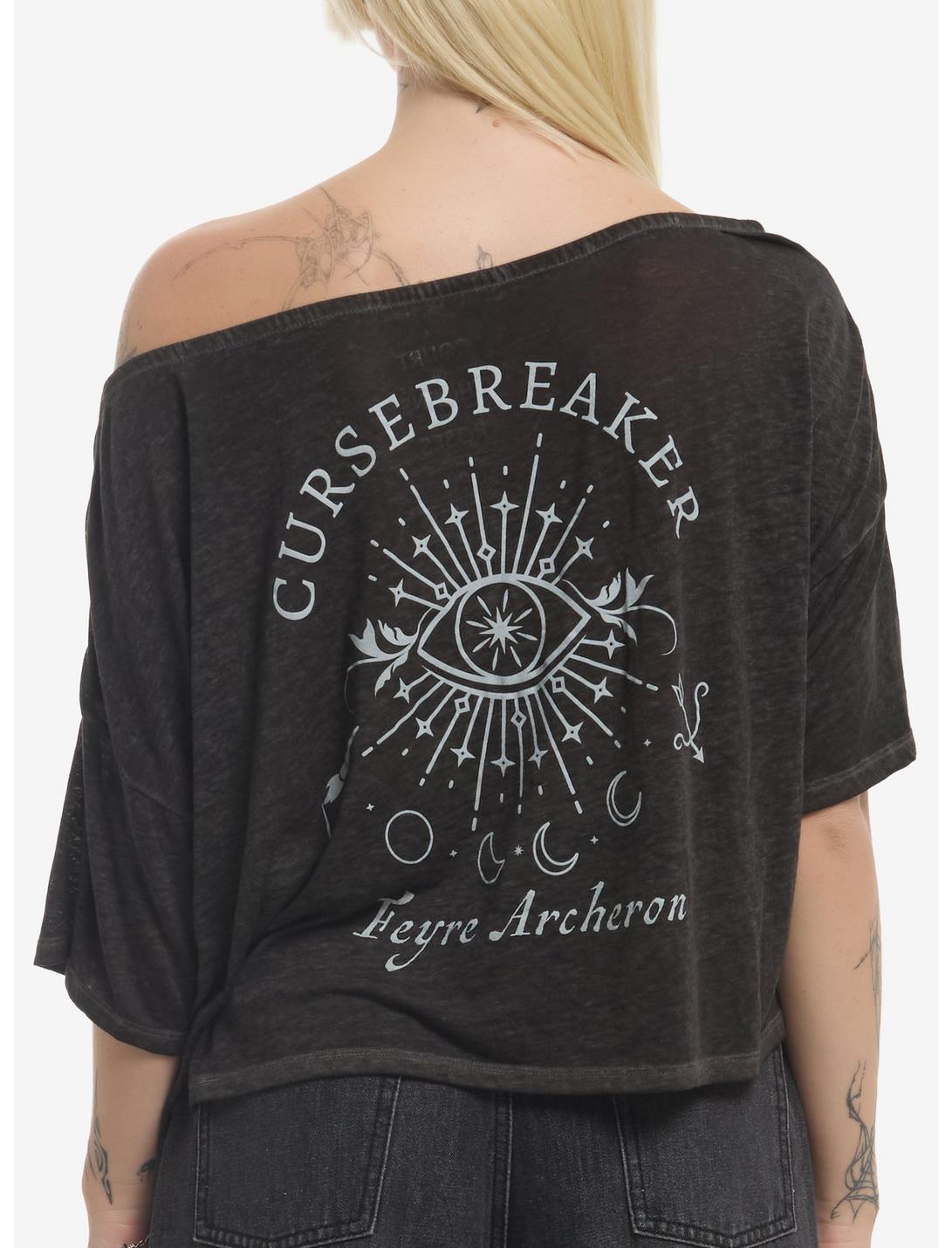 T-shirt Filles Épaules Dénudées Feyre La Cour des Ronches et des Roses