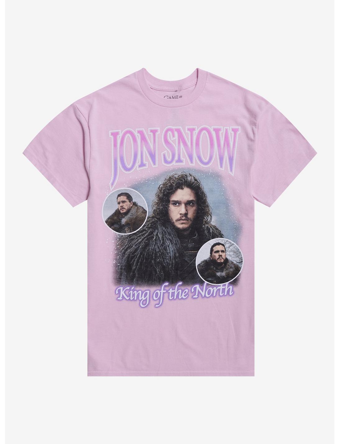 T-shirt Game of Thrones Jon Snow Roi du Nord