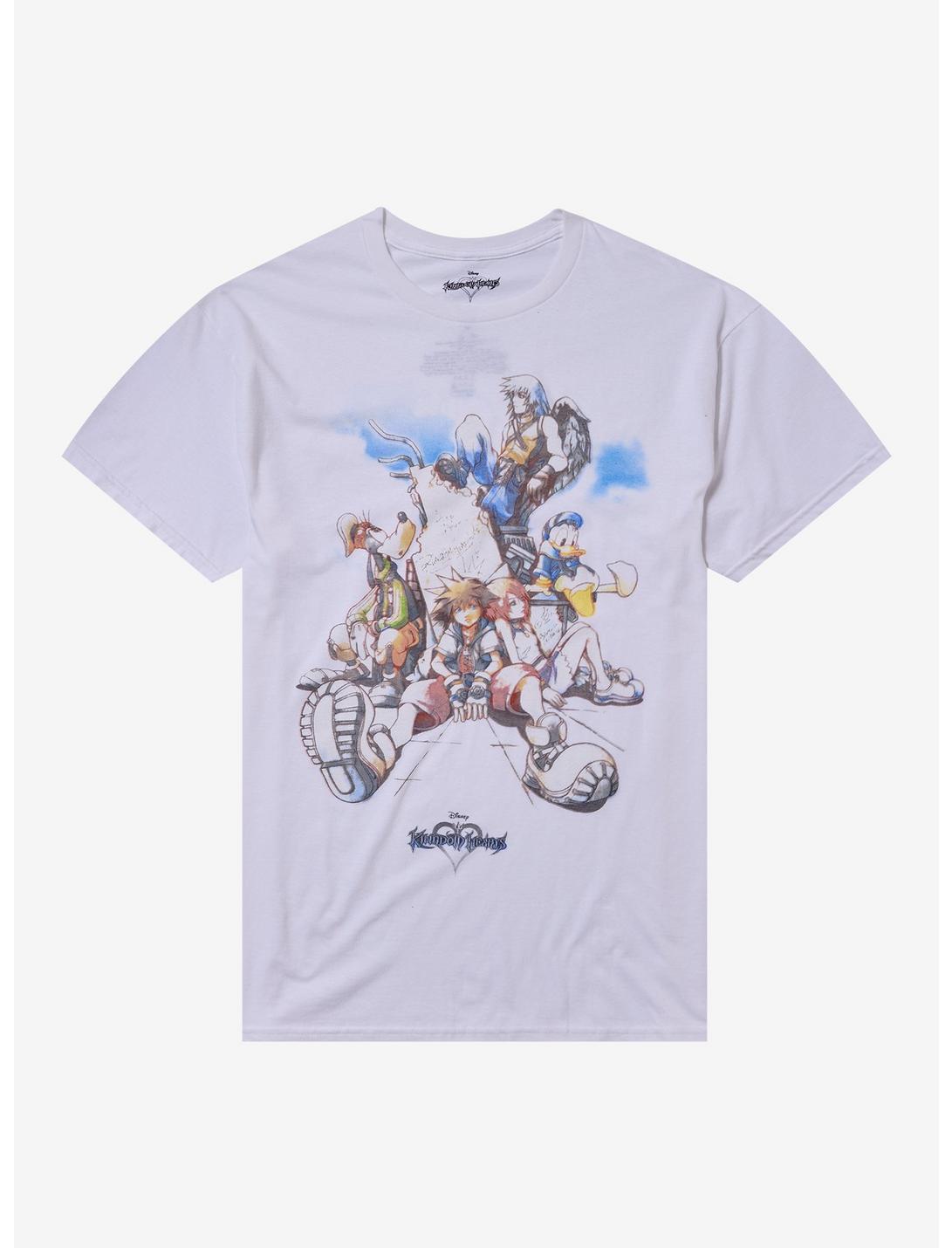 Disney Kingdom Hearts Sketch Poster T-Shirt