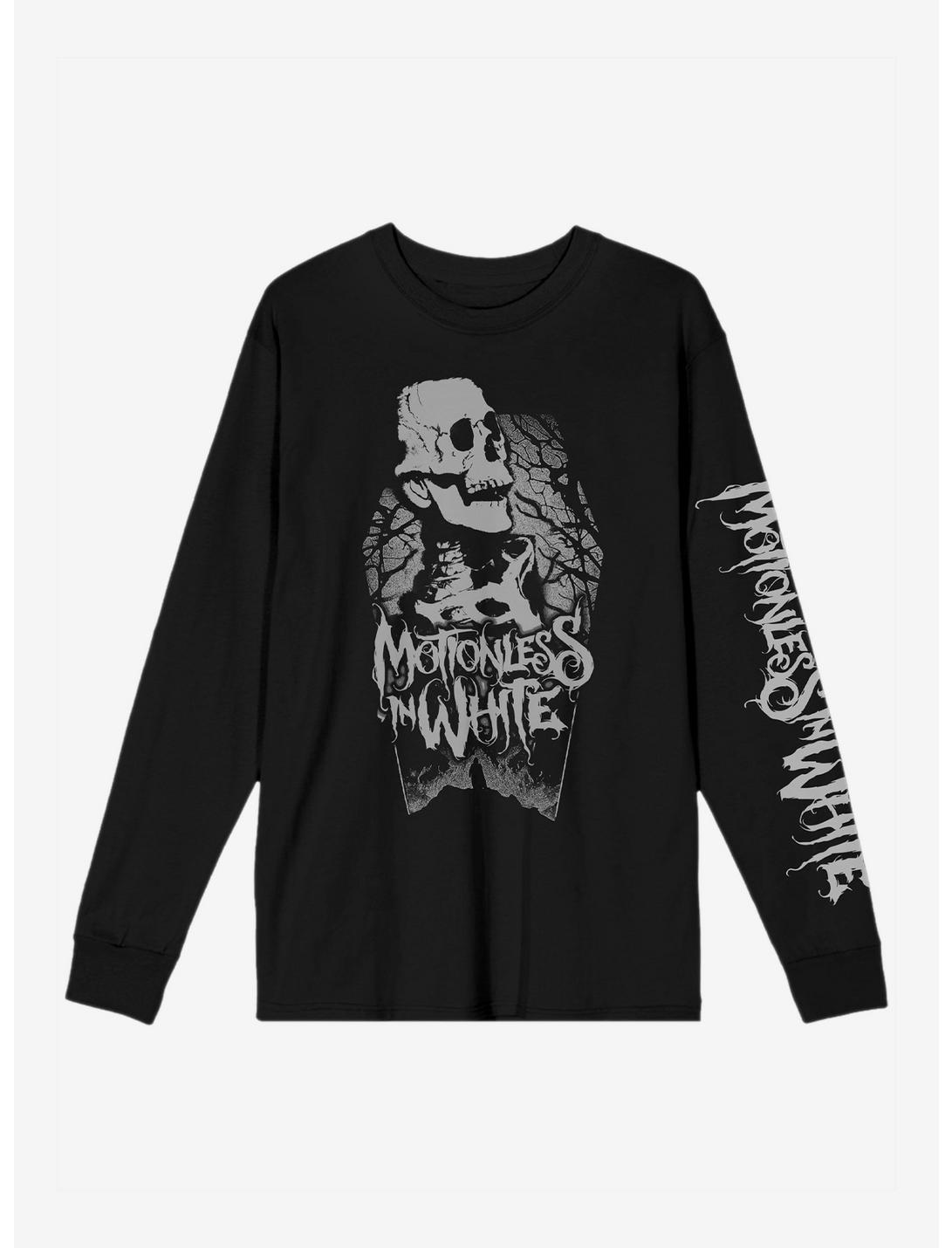 Motionless In White Skull Coffin Long-Sleeve T-Shirt