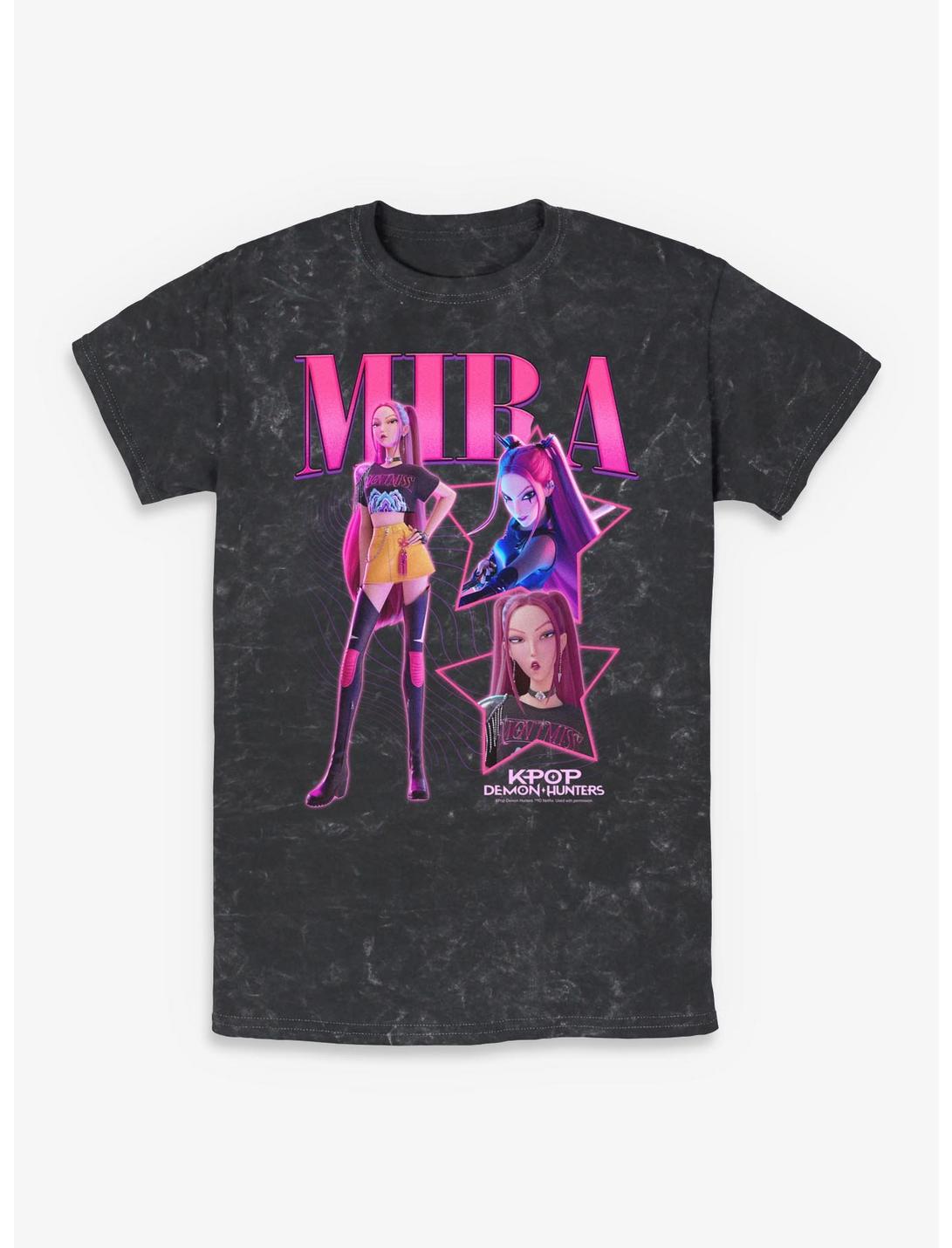 KPop Demon Hunters Mira Collage Mineral Wash T-Shirt