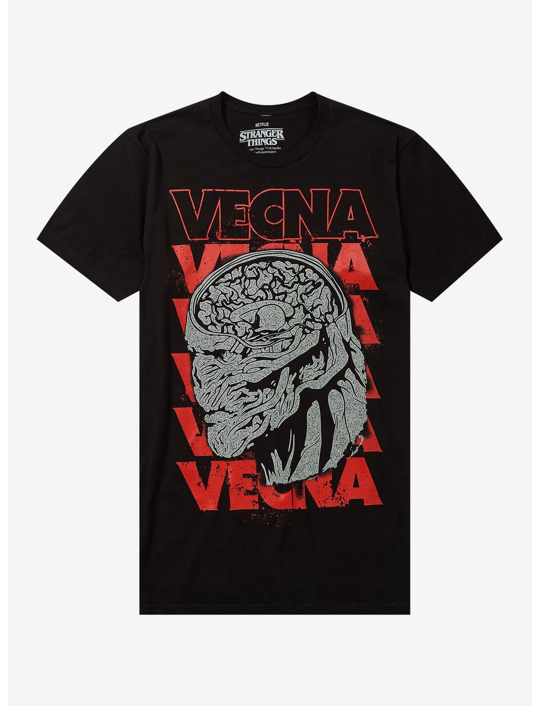 T-shirt Stranger Things Vecna Cerveau