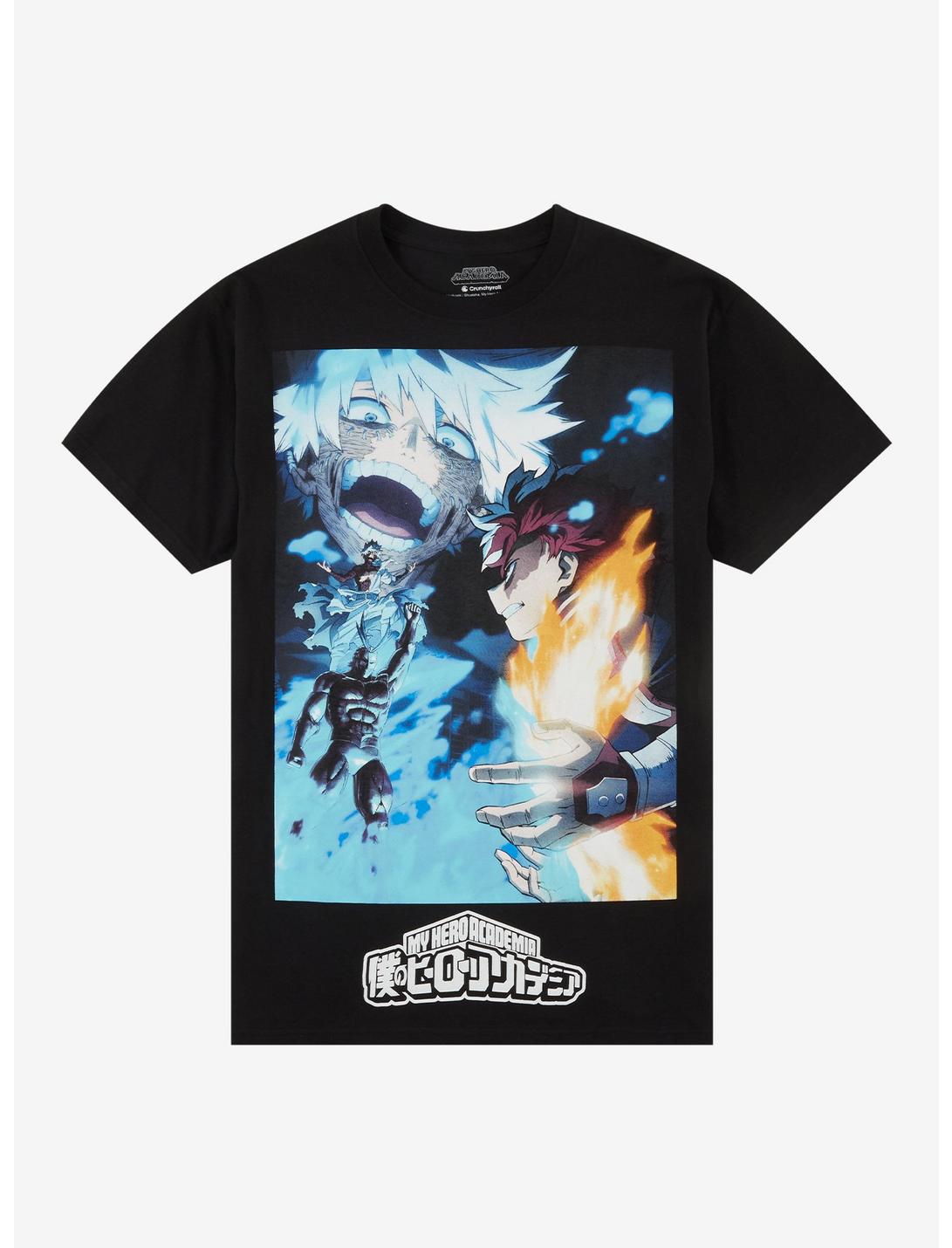 My Hero Academia Shoto VS. Dabi Poster T-Shirt
