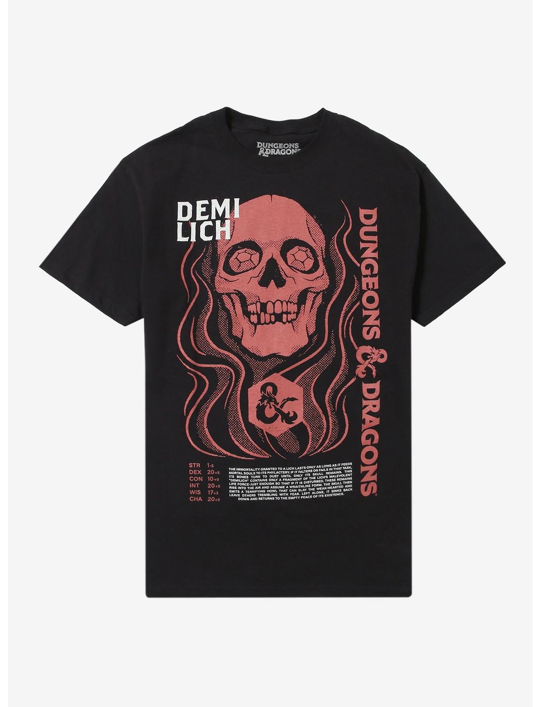 Dungeons & Dragons Demi Lich Skull T-Shirt