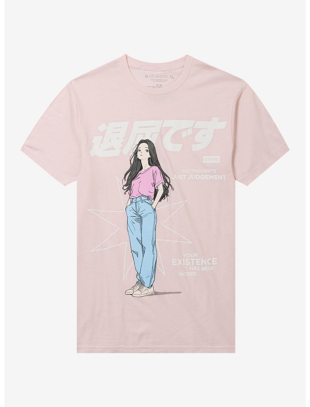 Bored Anime Girl Stare T-Shirt