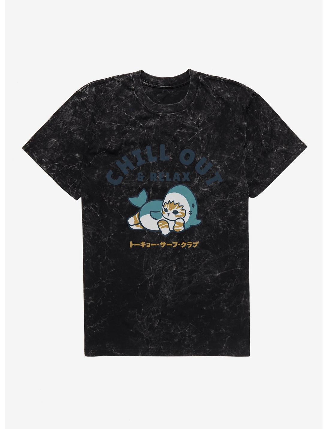 Mofusand Chill Out & Relax Mineral Wash T-Shirt