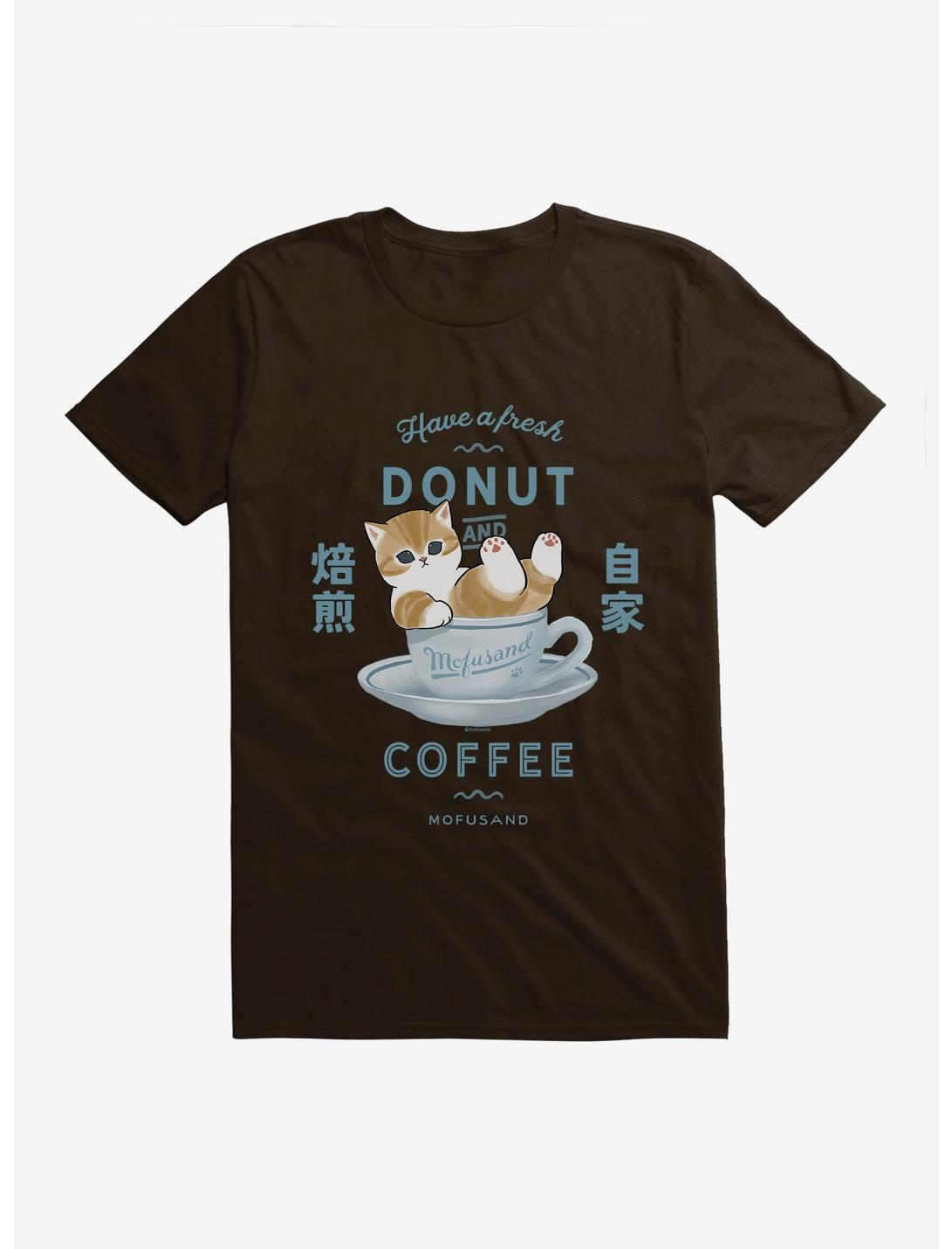 Mofusand Have A Fresh Donut And Coffee T-Shirt