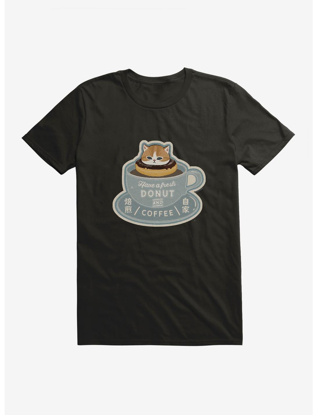 Mofusand Chocolate Donut Coffee Cup T-Shirt