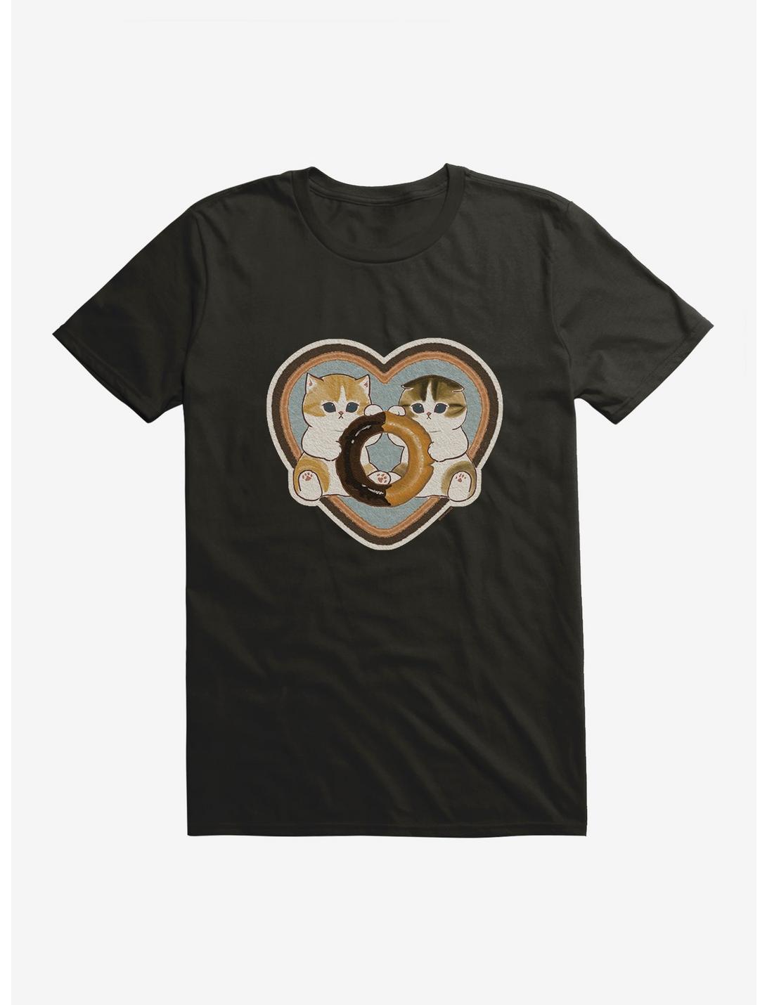 Mofusand Kitty Donut Heart T-Shirt