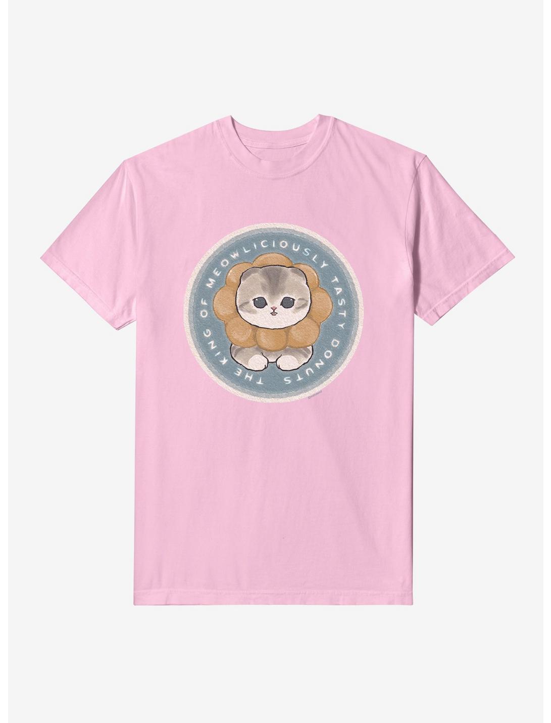 T-shirt teint dans la masse Mofusand The King Of Meowliciously Tasty Donuts