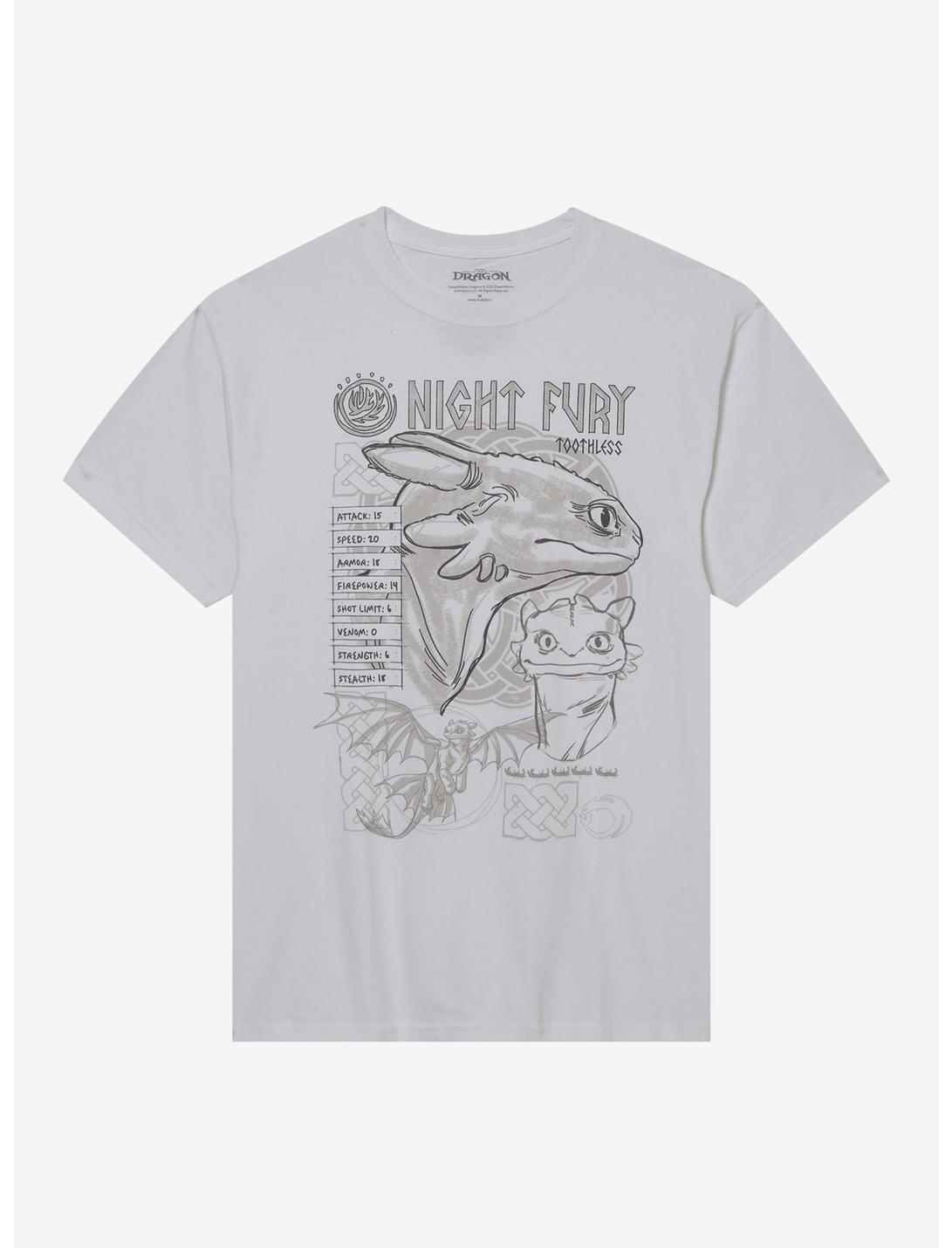 How To Train Your Dragon Toothless Sketch T-Shirt