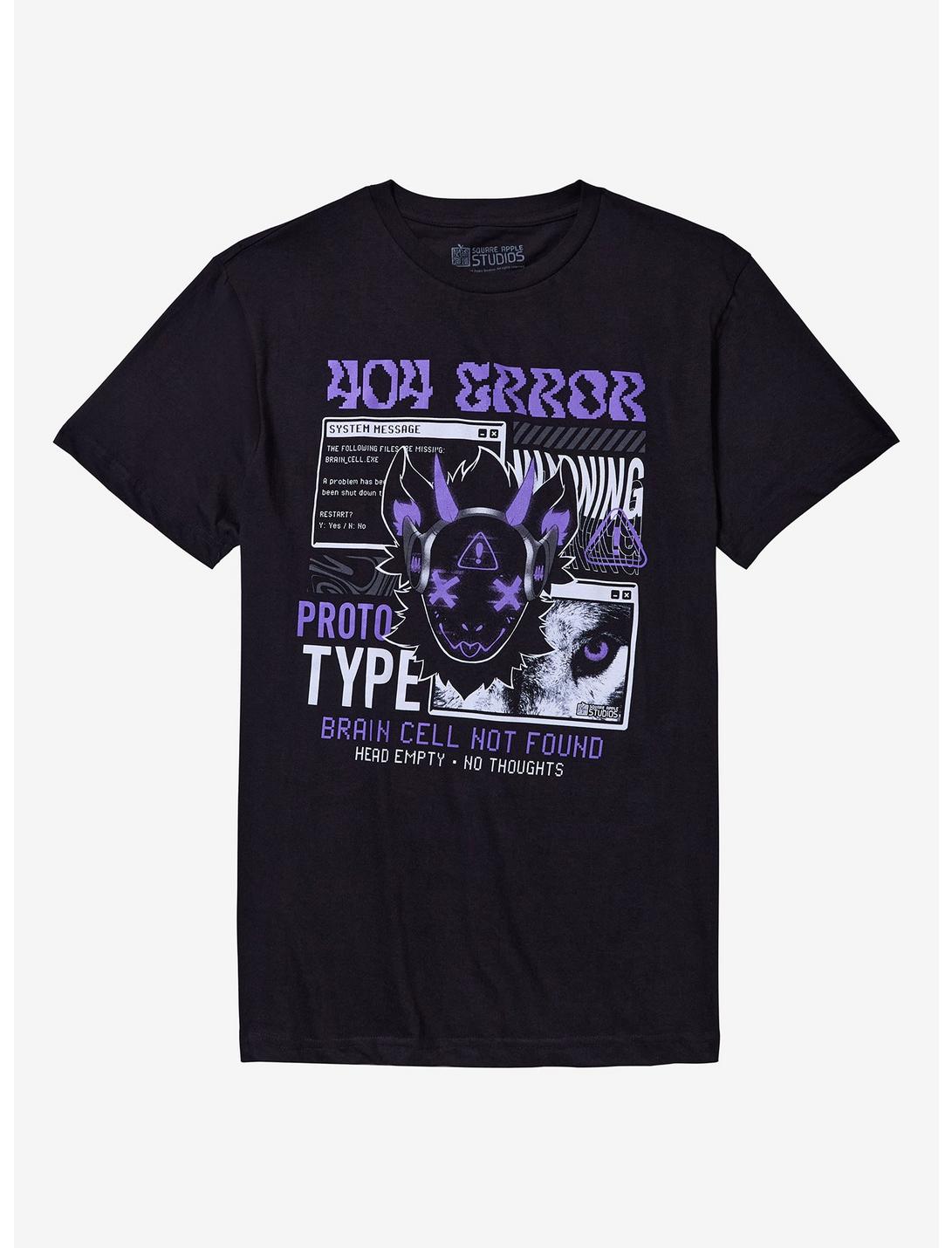 Brain Cell Not Found T-Shirt By Square Apple Studios