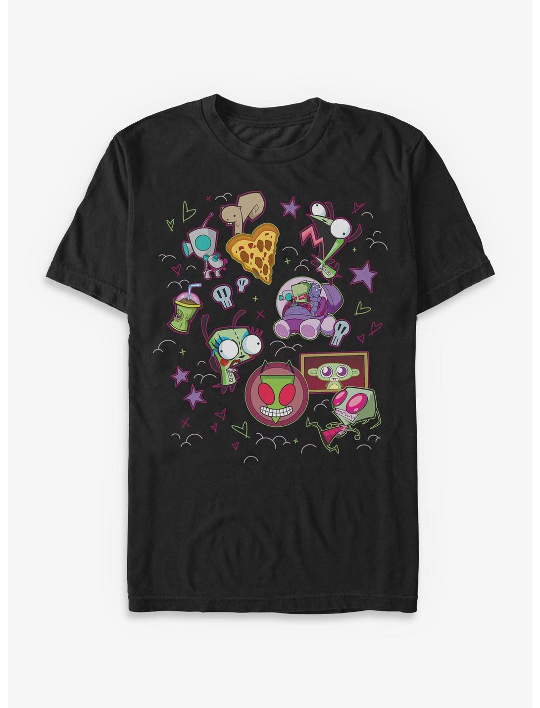 Invader ZIM Stickers T-Shirt