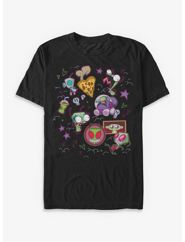 Invader ZIM Stickers T-Shirt