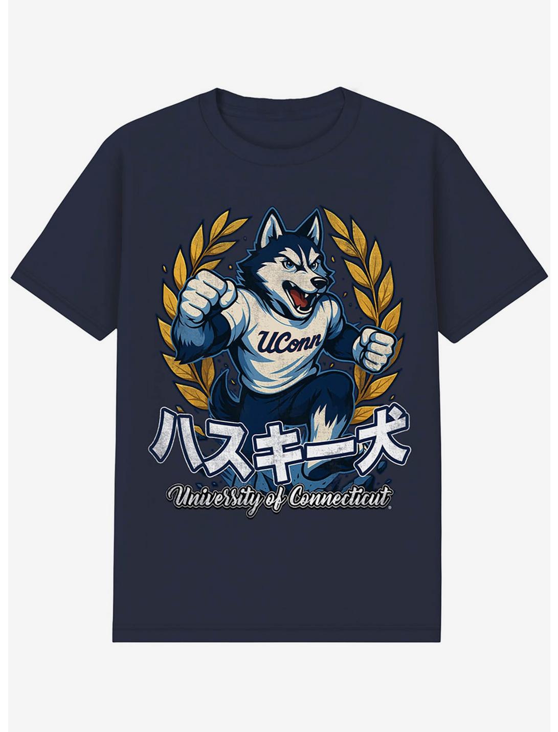 University of Connecticut Fierce Otaku Anime Mascot T-Shirt
