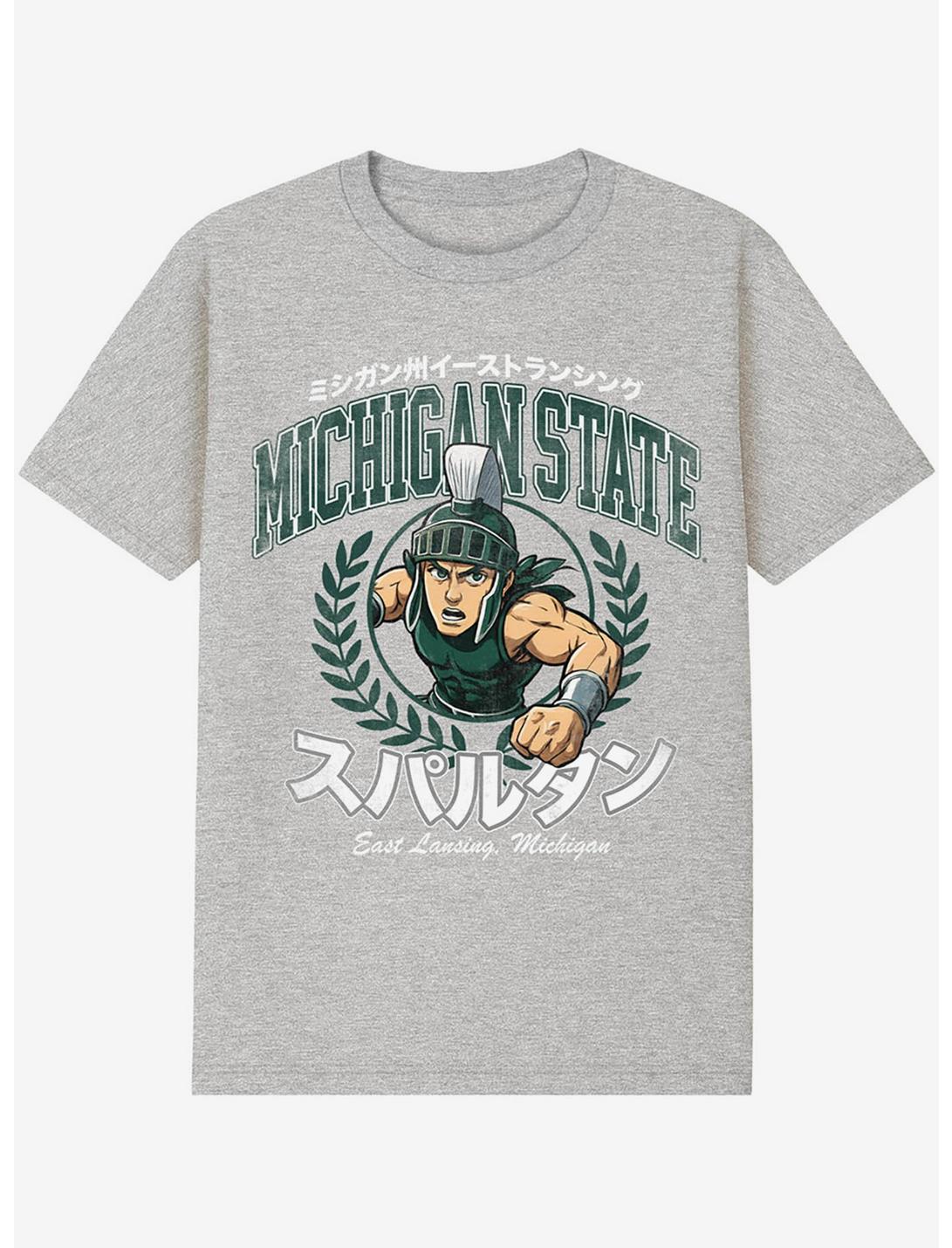 T-shirt mascotte manga "Fierce Otaku" de l'université d'État du Michigan