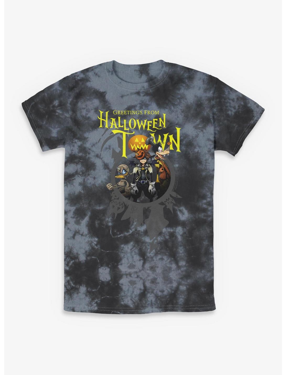 Disney Kingdom Hearts Greetings From Halloween Town Tie-Dye T-Shirt