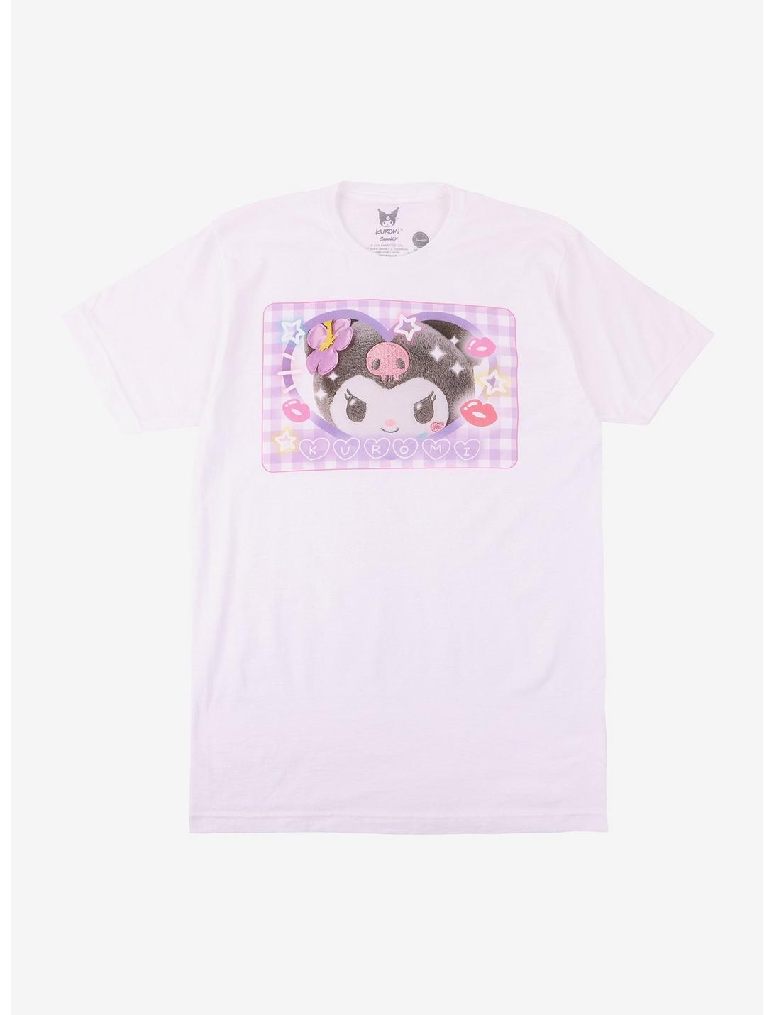 Kuromi Kawaii Kogyaru Panel T-Shirt