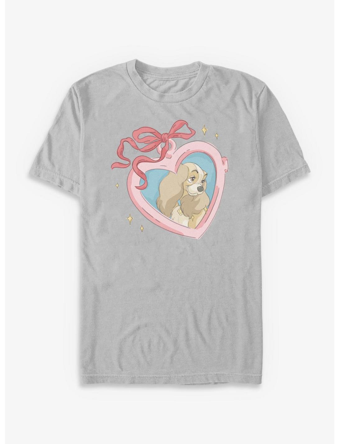 Disney Lady And The Tramp Lady Heart T-Shirt