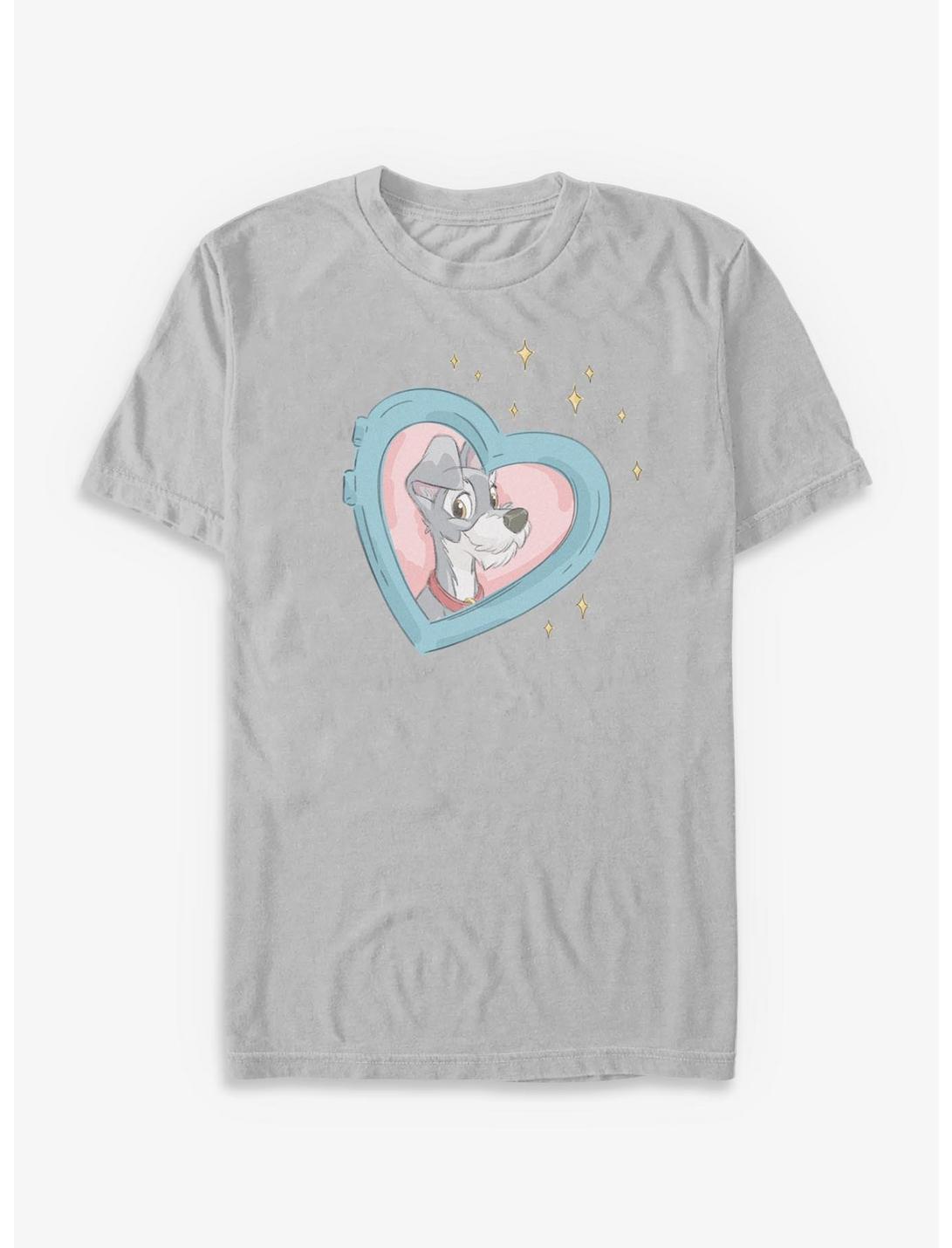 Disney Lady And The Tramp Tramp Heart T-Shirt