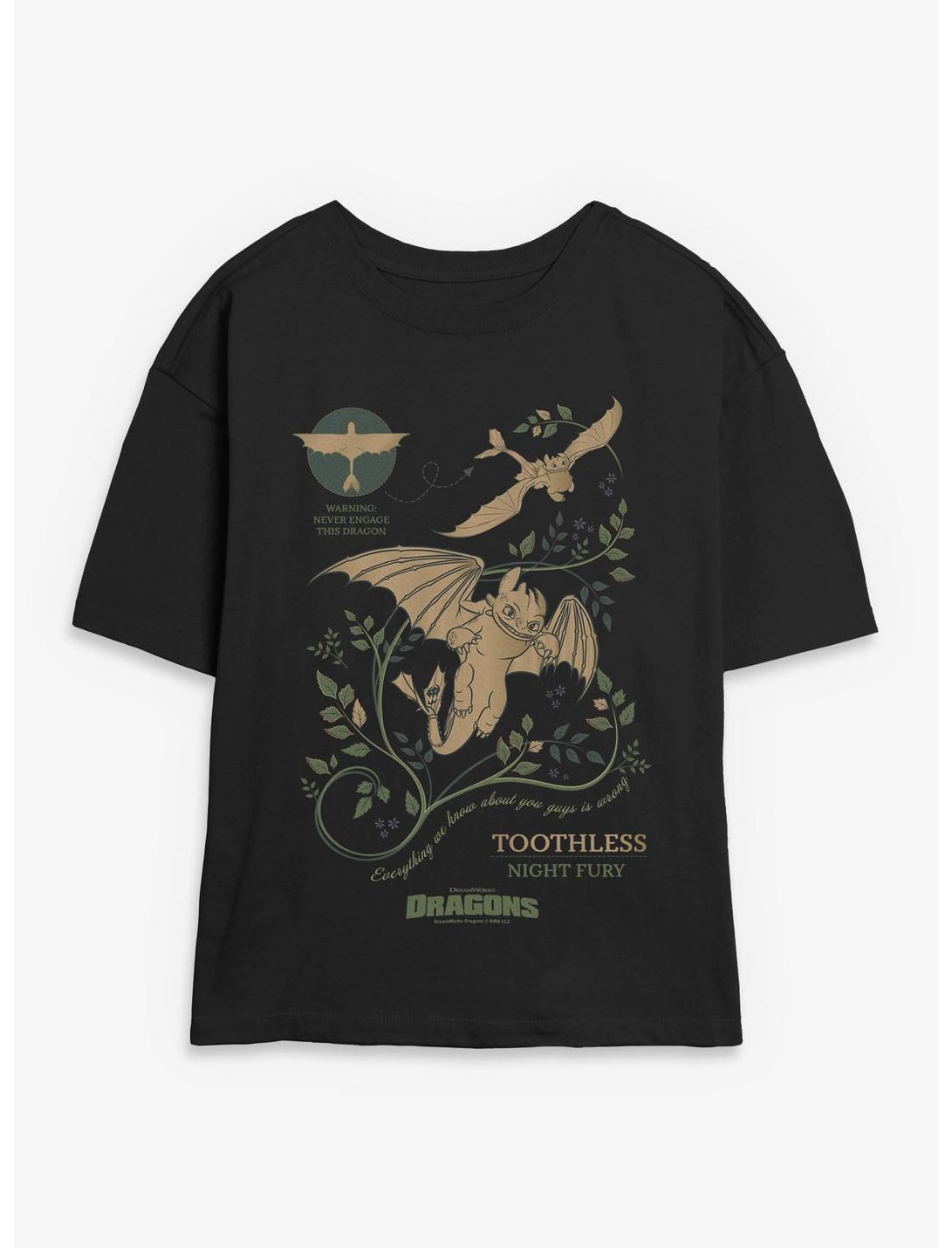 T-shirt Écrémé pour filles "Dragons : Croque-Mou DANGER"