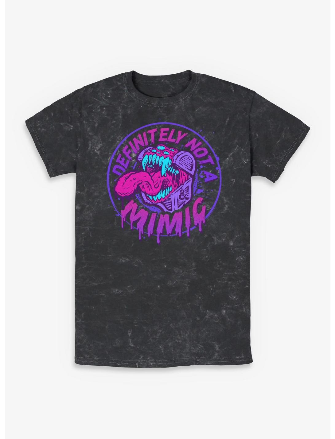 T-shirt Dungeons & Dragons « Certainement pas un Mimic » - Délavage minéral