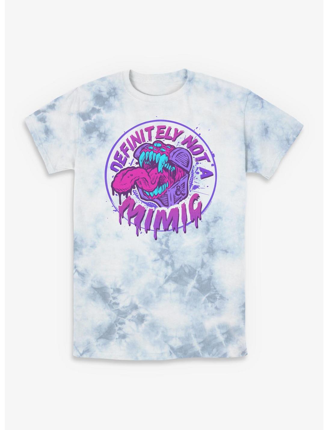 T-shirt Tie-Dye Donjons & Dragons - Ce n'est DÉFINITIVEMENT Pas Un Mimic - Badge
