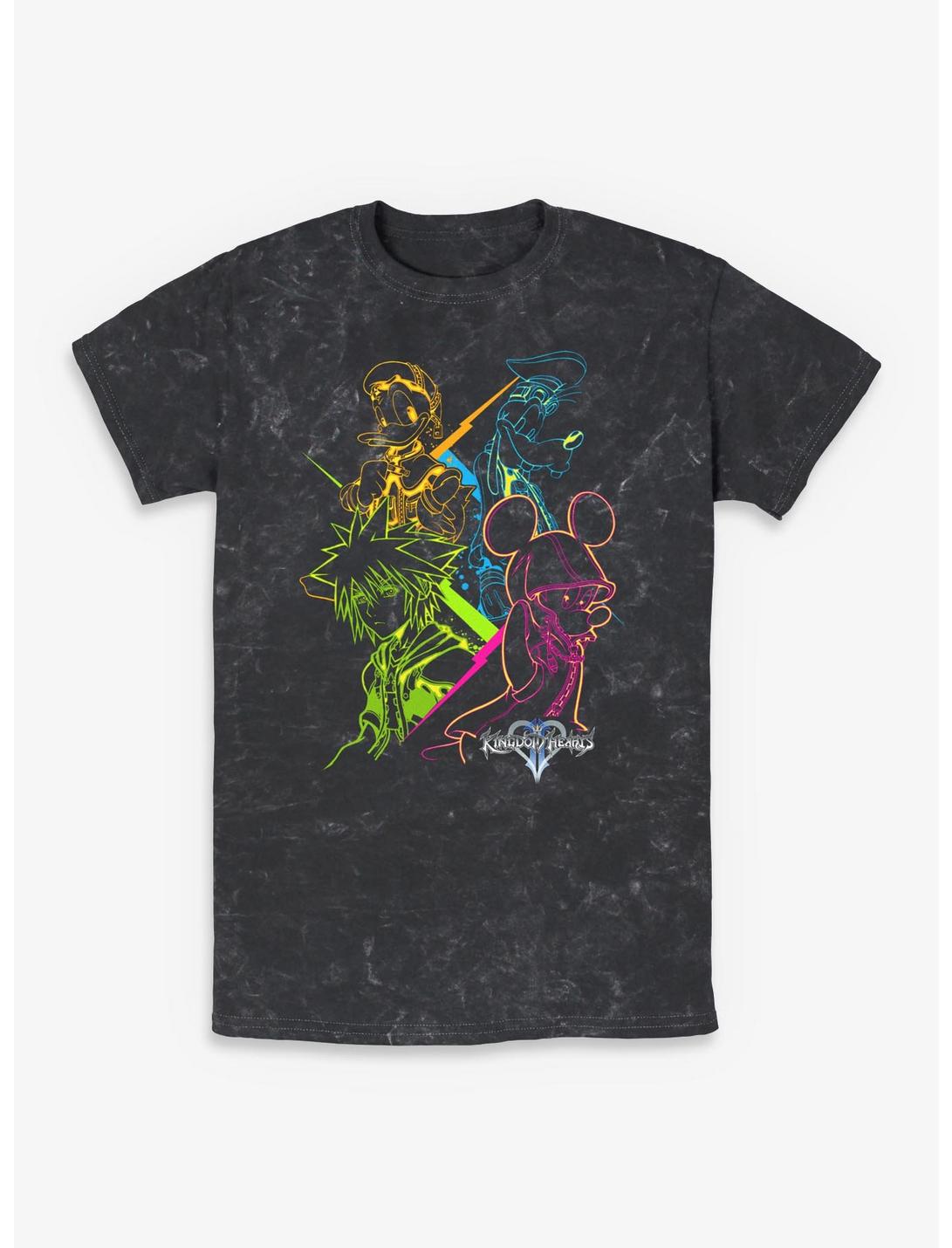 Disney Kingdom Hearts Main Party Mineral Wash T-Shirt