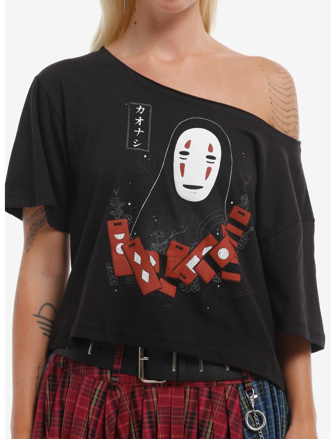 Studio Ghibli® Spirited Away No-Face Girls Off-The-Shoulder T-Shirt