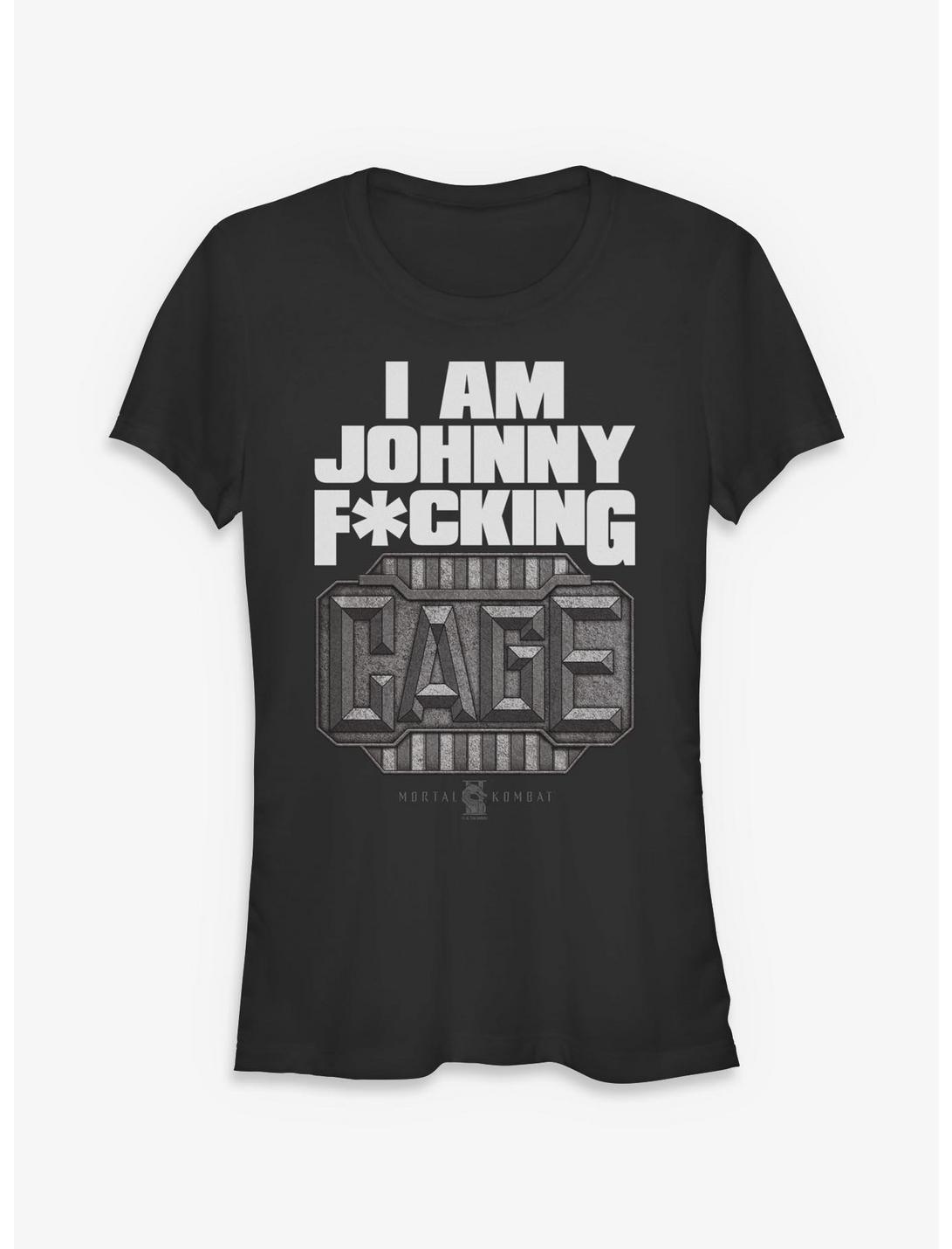 Mortal Kombat I Am Johnny Cage Girls T-Shirt