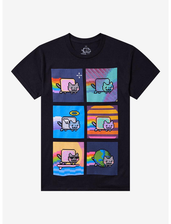 Nyan Cat Grid T-Shirt
