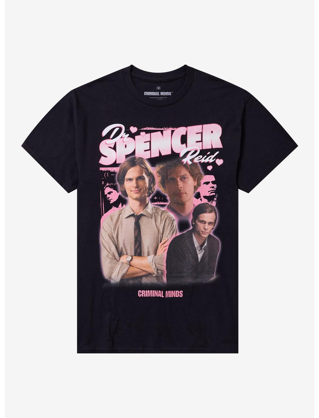 Criminal Minds Dr. Spencer Reid Hearts Collage T-Shirt