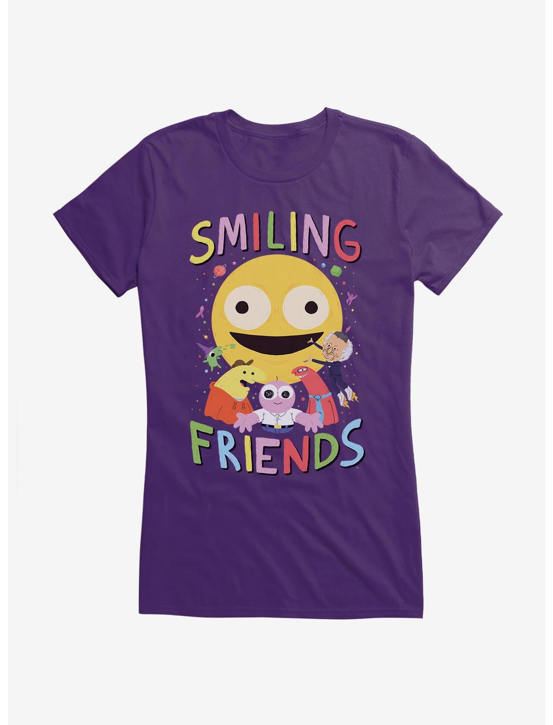 Smiling Friends Hugs All Around Girls T-Shirt
