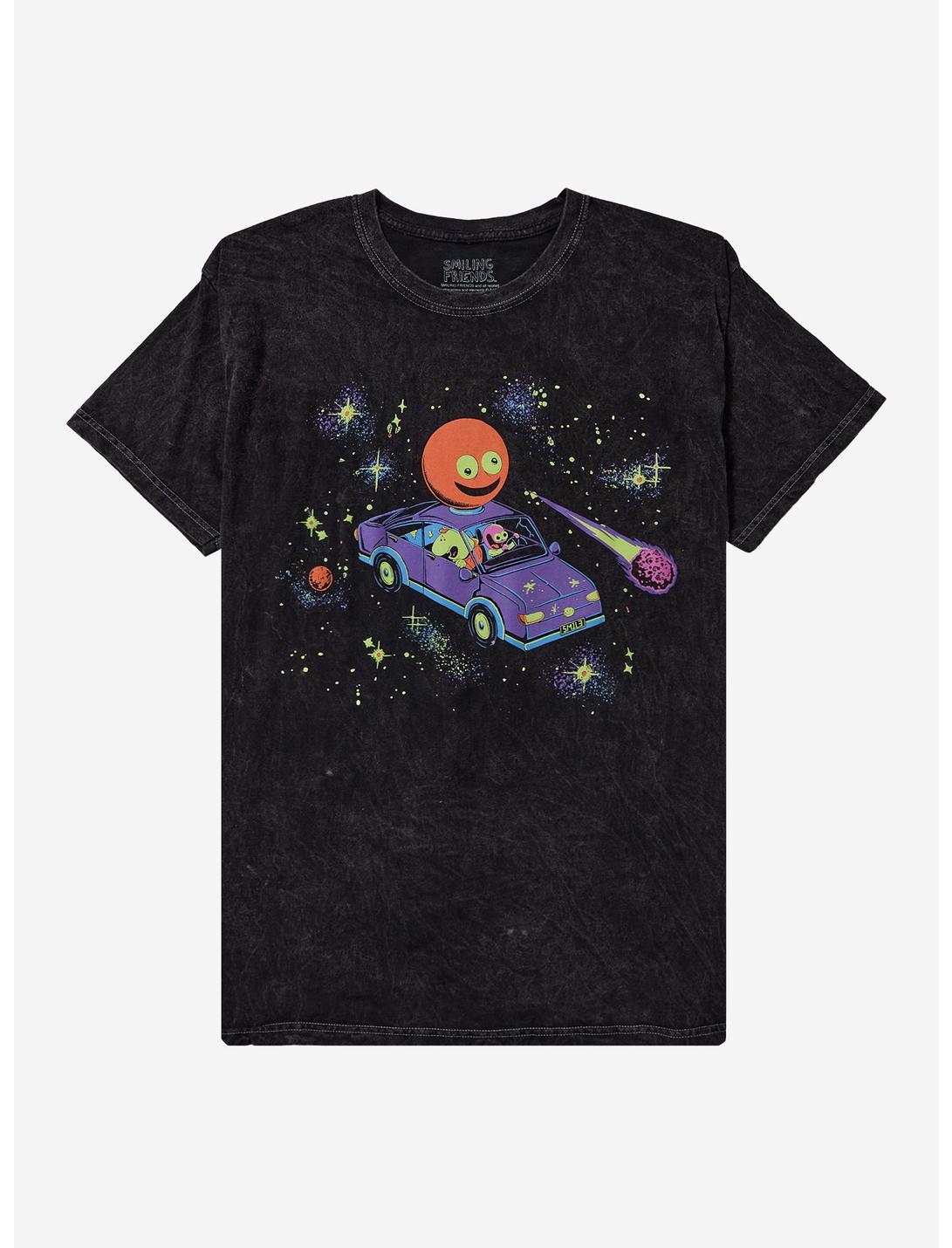 Smiling Friends Space Car T-Shirt