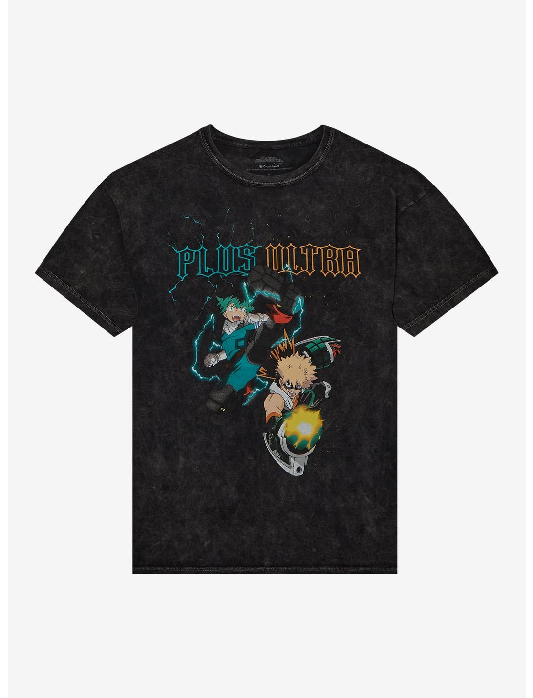 My Hero Academia Deku & Bakugo Plus Ultra Dark Wash T-Shirt