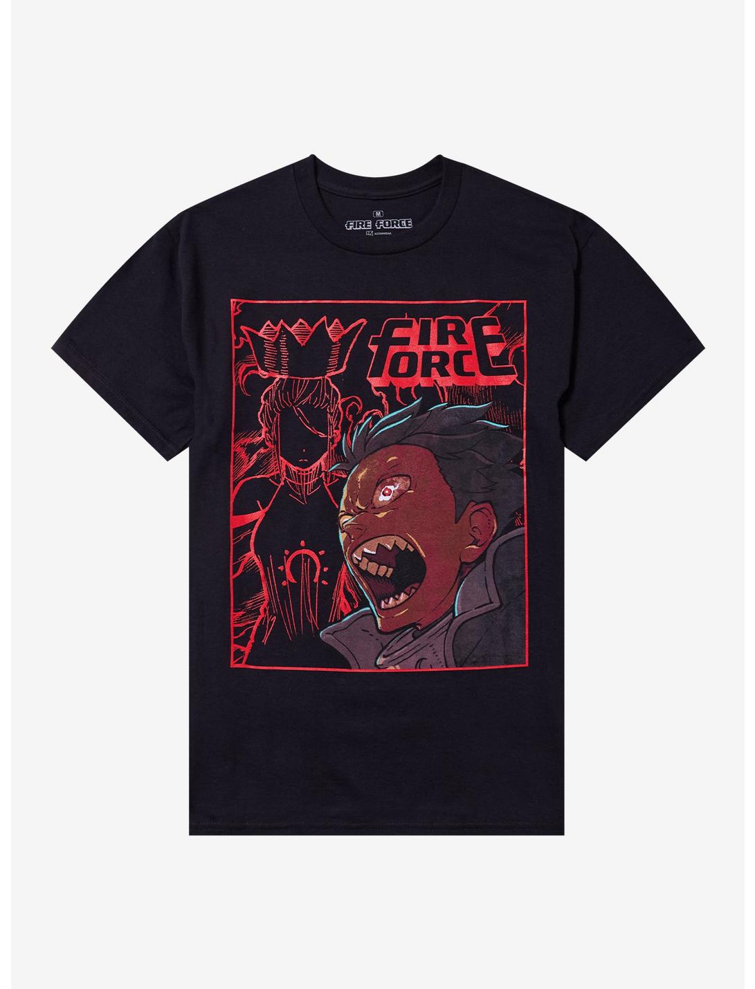 Fire Force Shinra Haumea Lineart T-Shirt